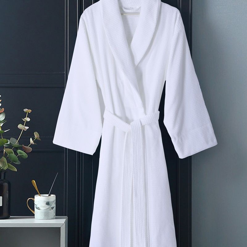 Cut Pile Checkered Bathrobes